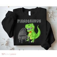 Pianosaurus Piano Dinosaur Sweatshirt thumb 2