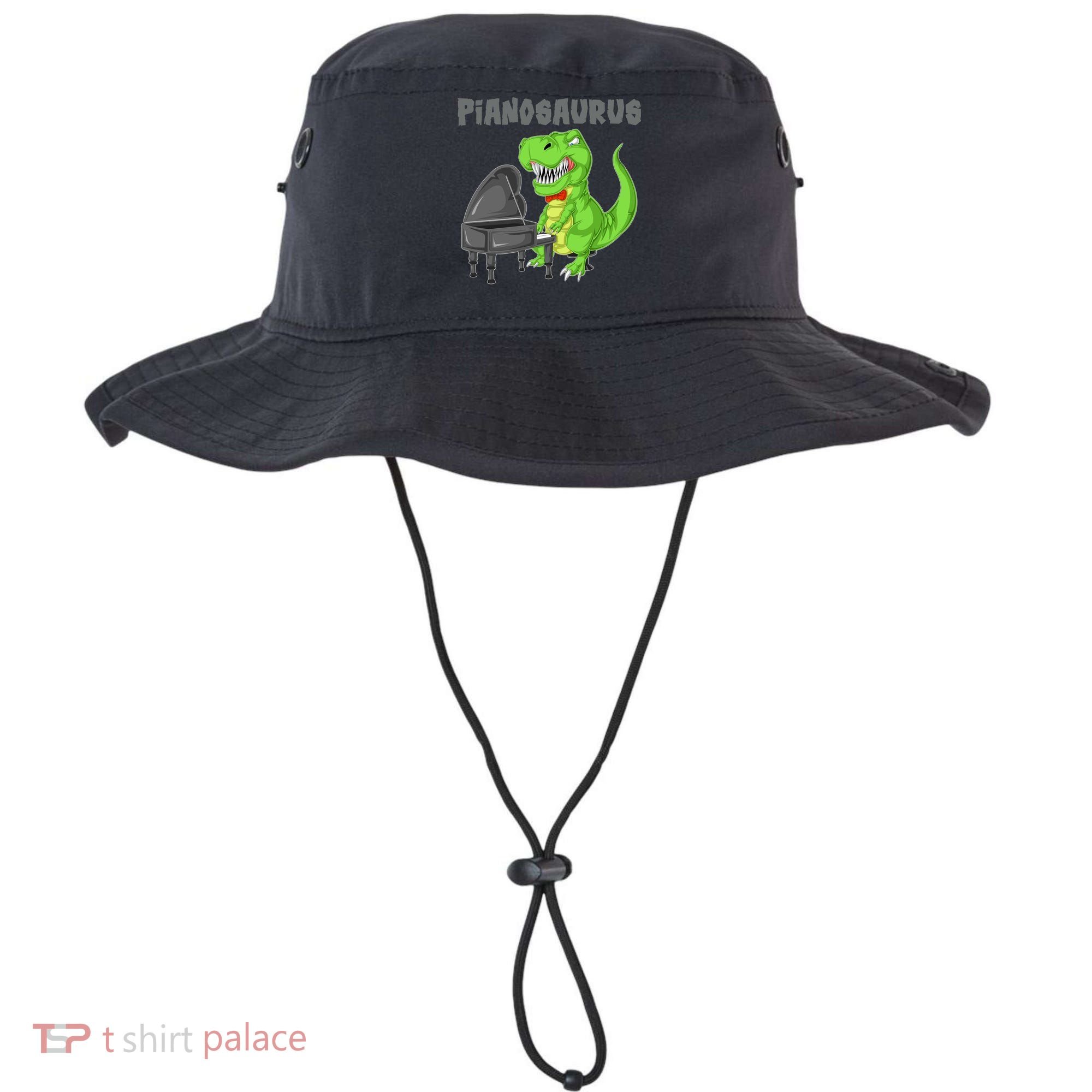 Pianosaurus Piano Dinosaur Bucket Hat