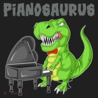 Pianosaurus Piano Dinosaur Beanie thumb 2