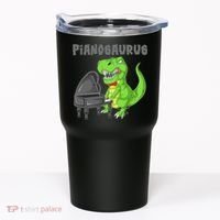 Pianosaurus Piano Dinosaur Tumbler thumb 0