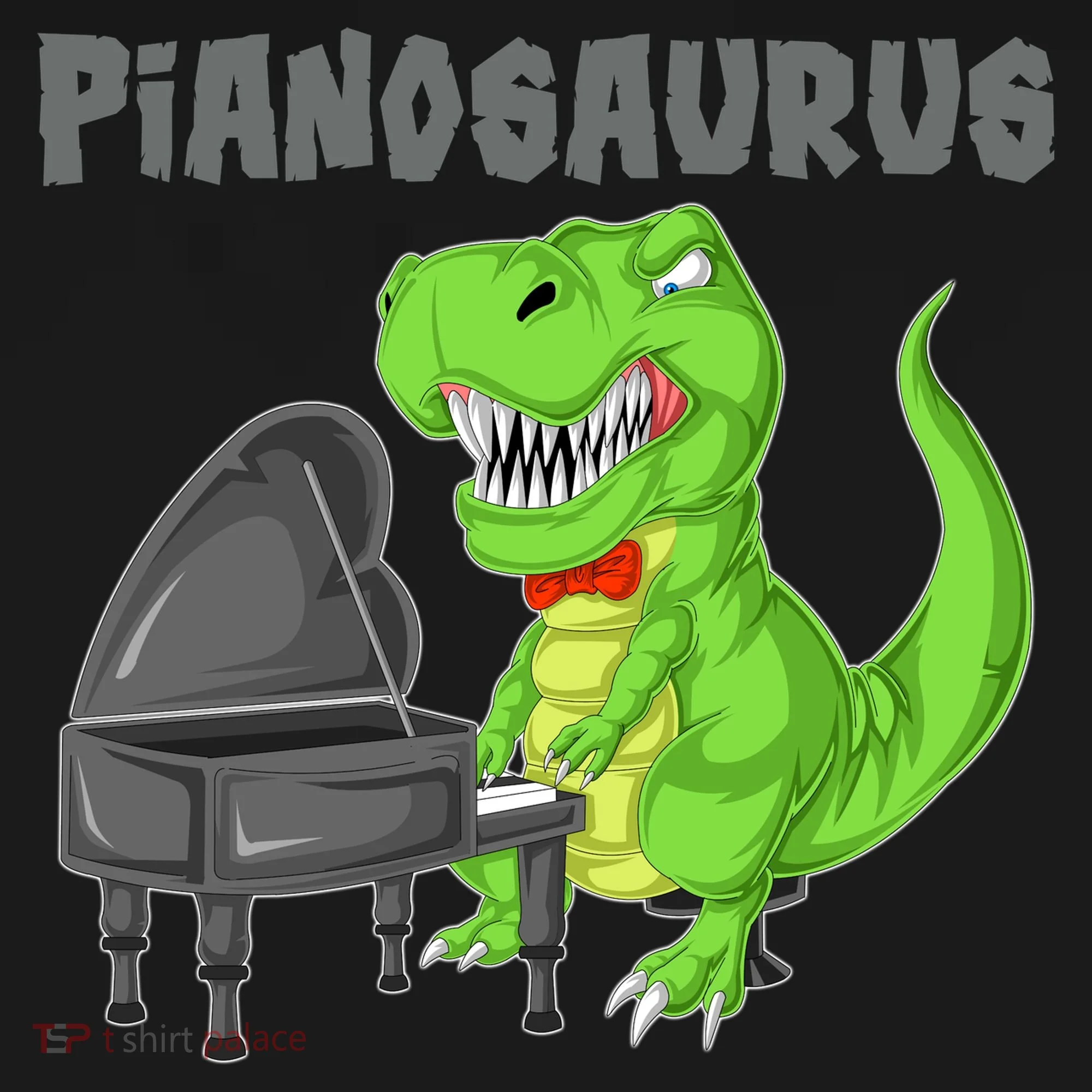 Pianosaurus Piano Dinosaur Women's Tank Top