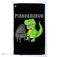 Pianosaurus Piano Dinosaur Golf Towel thumb 0
