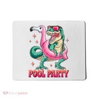 Pool Party Dinosaurflamingo Float Funny T Rex Gifts Tank Top Mousepad thumb 0