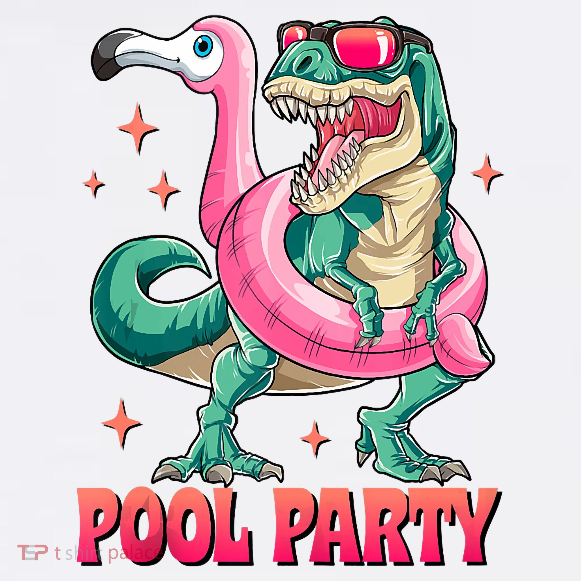 Pool Party Dinosaurflamingo Float Funny T Rex Gifts Tank Top Mousepad