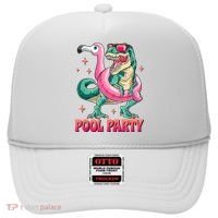 Pool Party Dinosaurflamingo Float Funny T Rex Gifts Tank Top Hat thumb 0