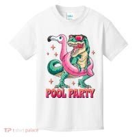 Pool Party Dinosaurflamingo Float Funny T Rex Gifts Tank Top Kids T-Shirt thumb 0