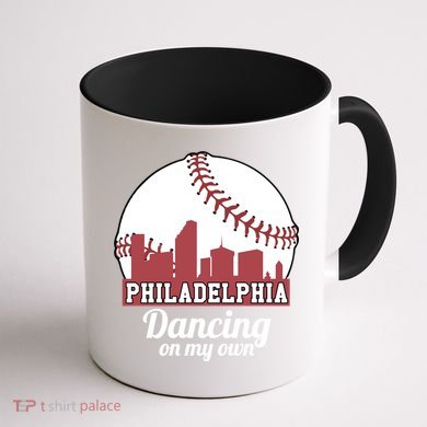 Phillies Philly Dancing On My Own Philadelphia Baseball Coffee Mug back