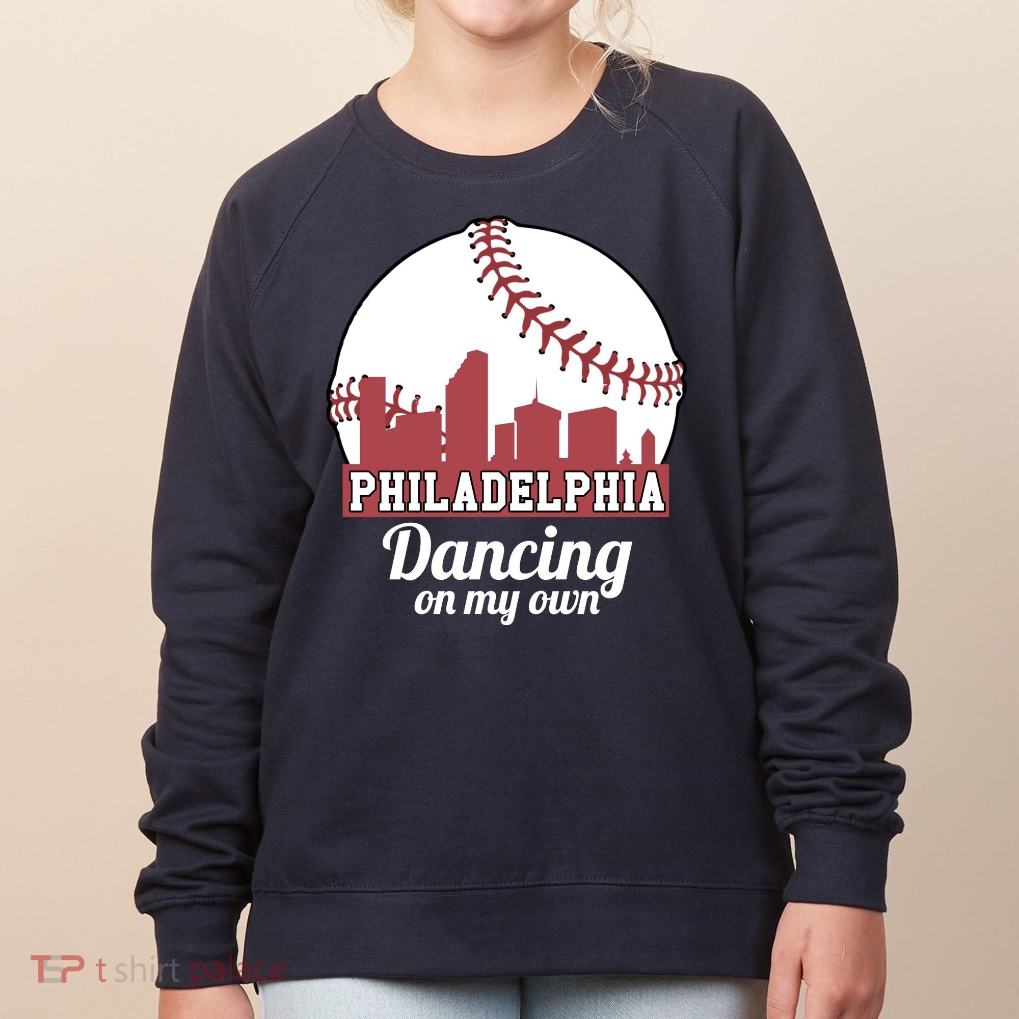 Phillies Philly Dancing On My Own Philadelphia Baseball Women's Sweatshirt