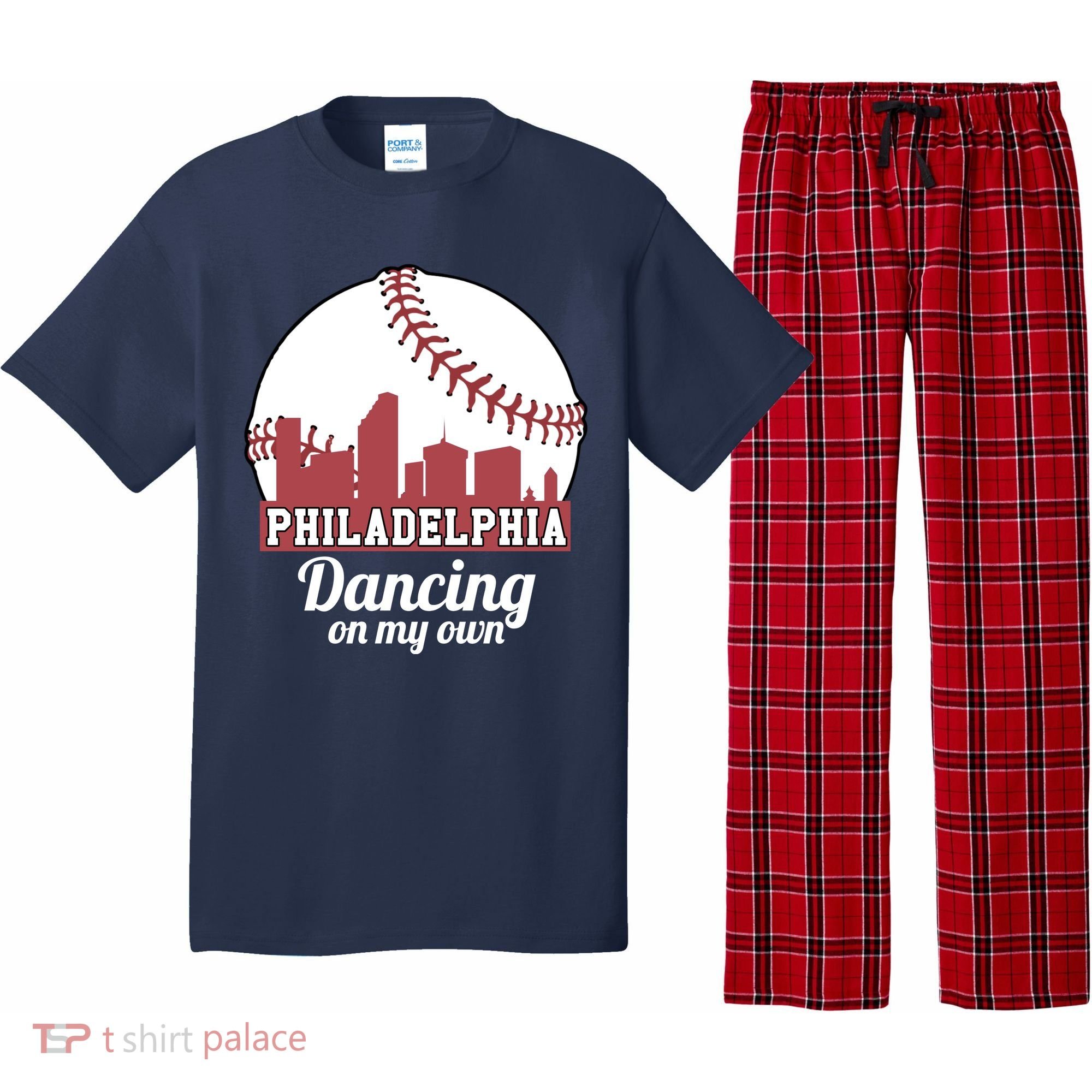 Phillies Philly Dancing On My Own Philadelphia Baseball Pajama Set