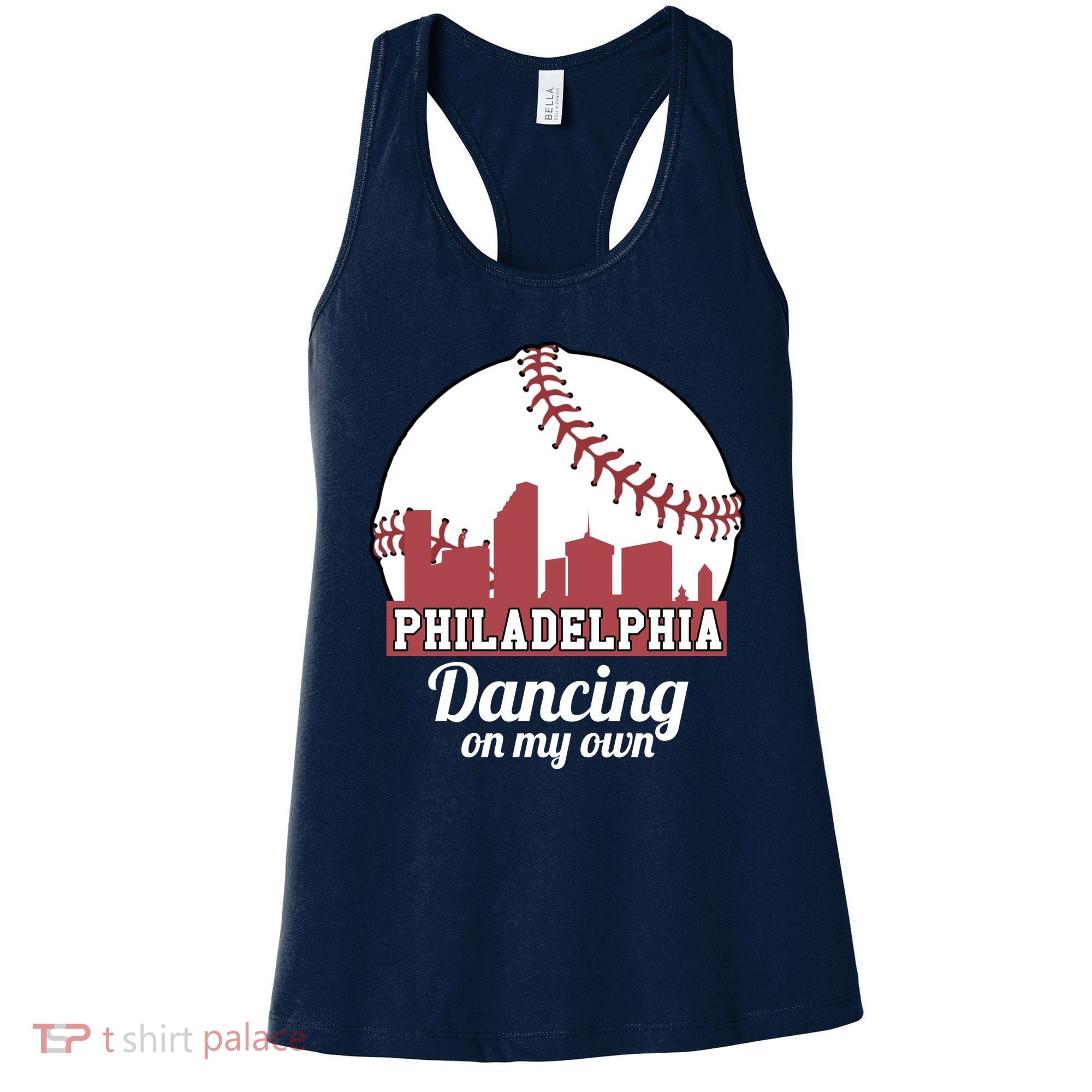 Phillies Philly Dancing On My Own Philadelphia Baseball Women's Tank Top