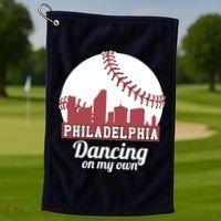Phillies Philly Dancing On My Own Philadelphia Baseball Golf Towel thumb 1