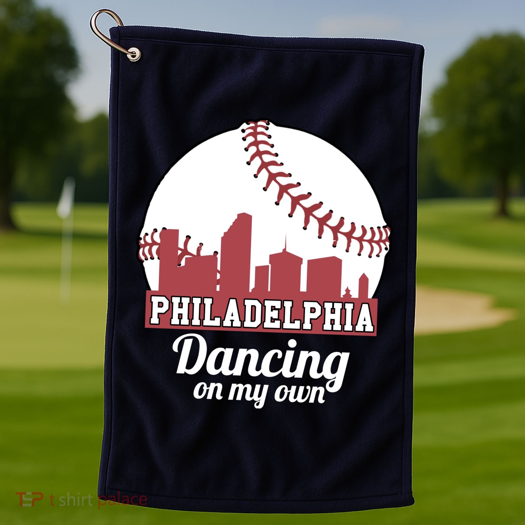 Phillies Philly Dancing On My Own Philadelphia Baseball Golf Towel