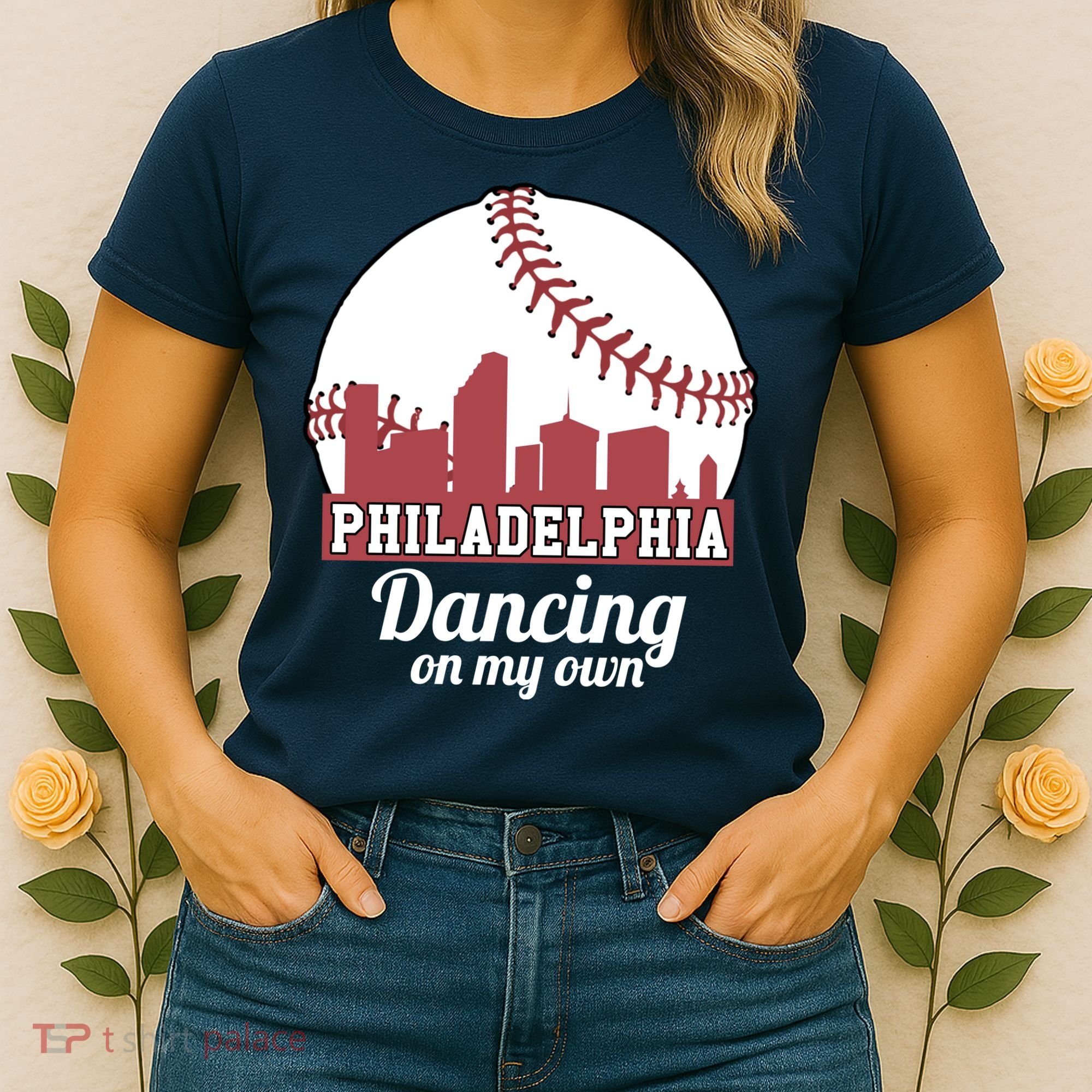 Phillies Philly Dancing On My Own Philadelphia Baseball Women's T-Shirt
