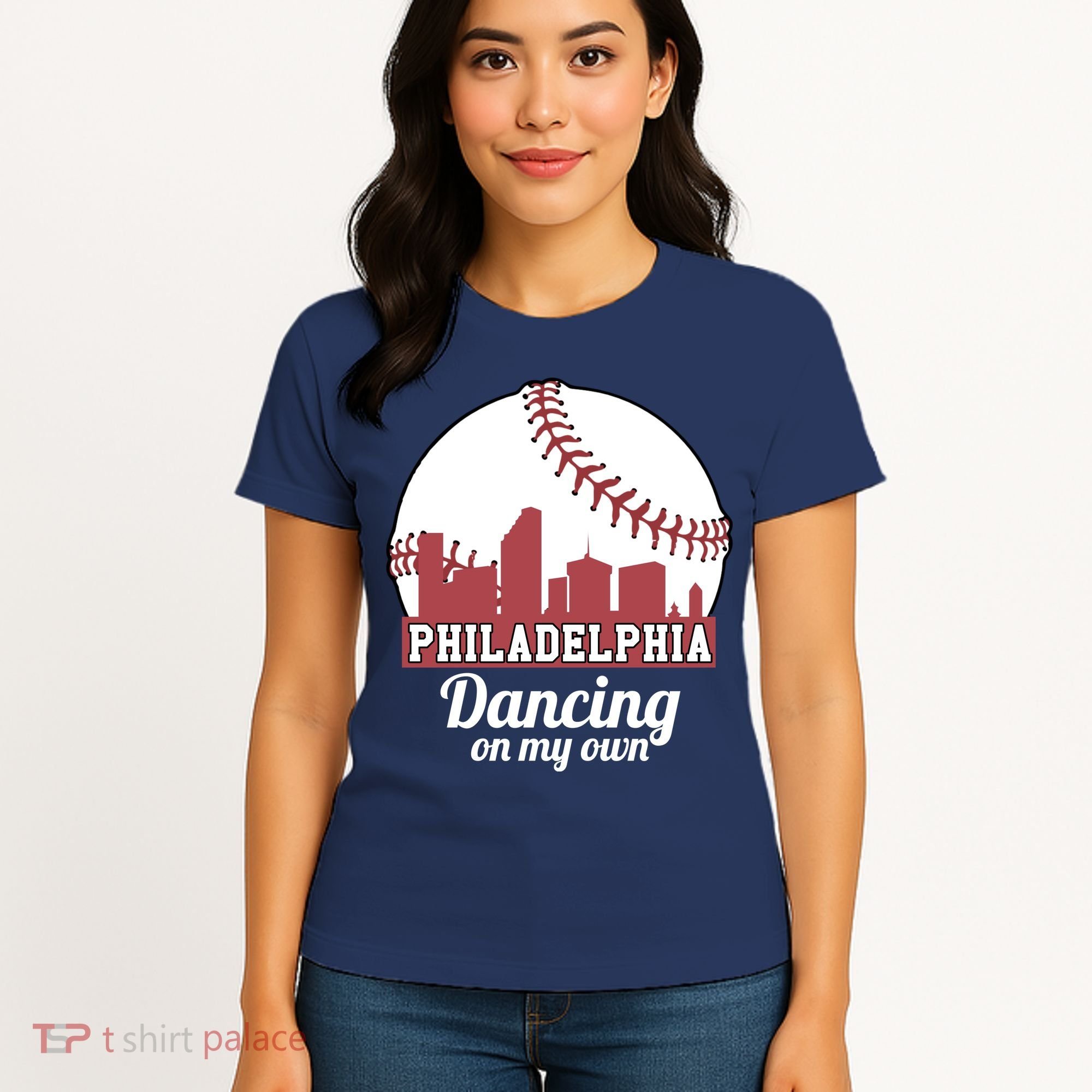 Phillies Philly Dancing On My Own Philadelphia Baseball Women's T-Shirt