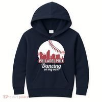 Phillies Philly Dancing On My Own Philadelphia Baseball Kids Hoodie thumb 0