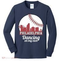 Phillies Philly Dancing On My Own Philadelphia Baseball Kids Long Sleeve Shirt thumb 0