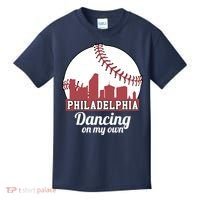 Phillies Philly Dancing On My Own Philadelphia Baseball Kids T-Shirt thumb 0