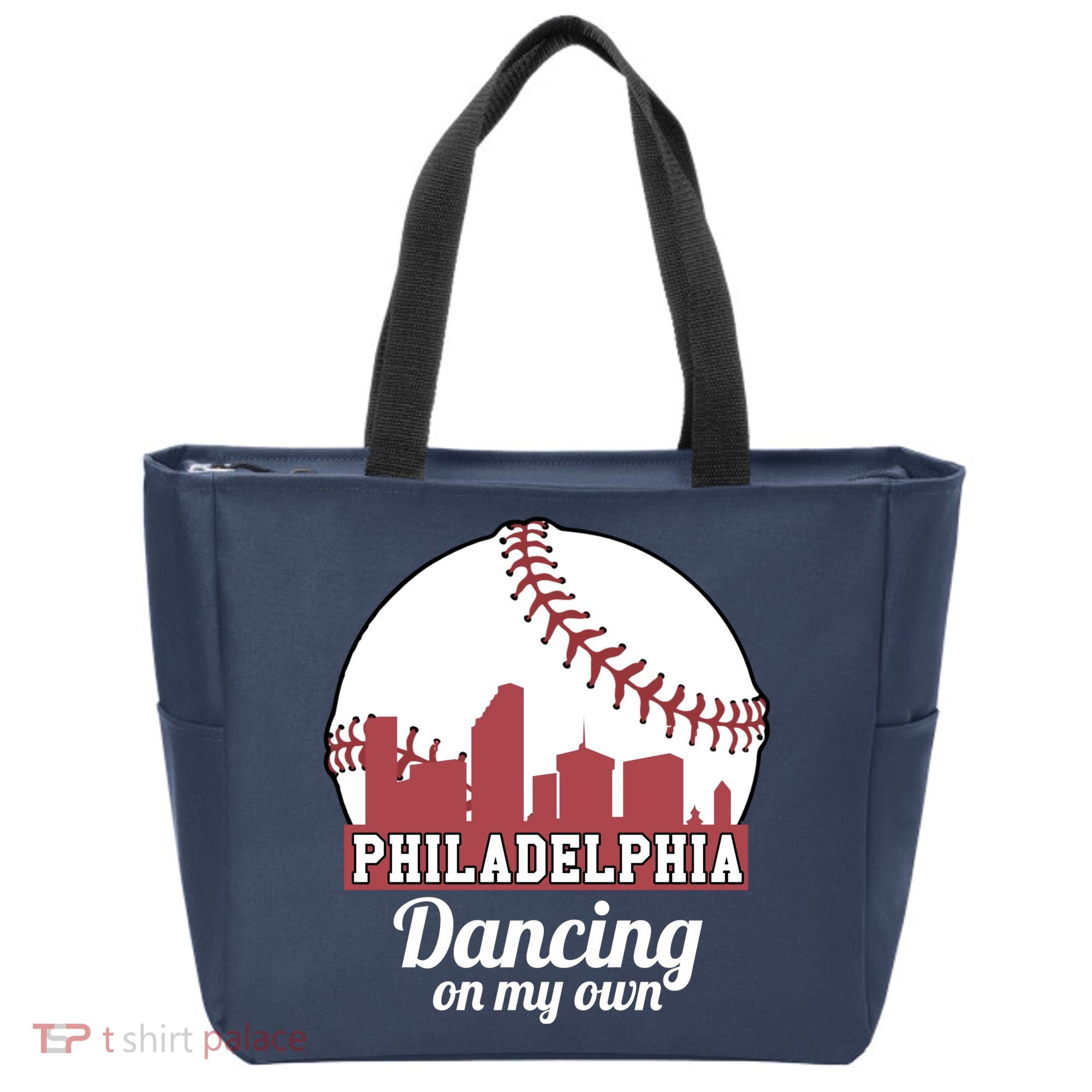 Phillies Philly Dancing On My Own Philadelphia Baseball Tote Bag