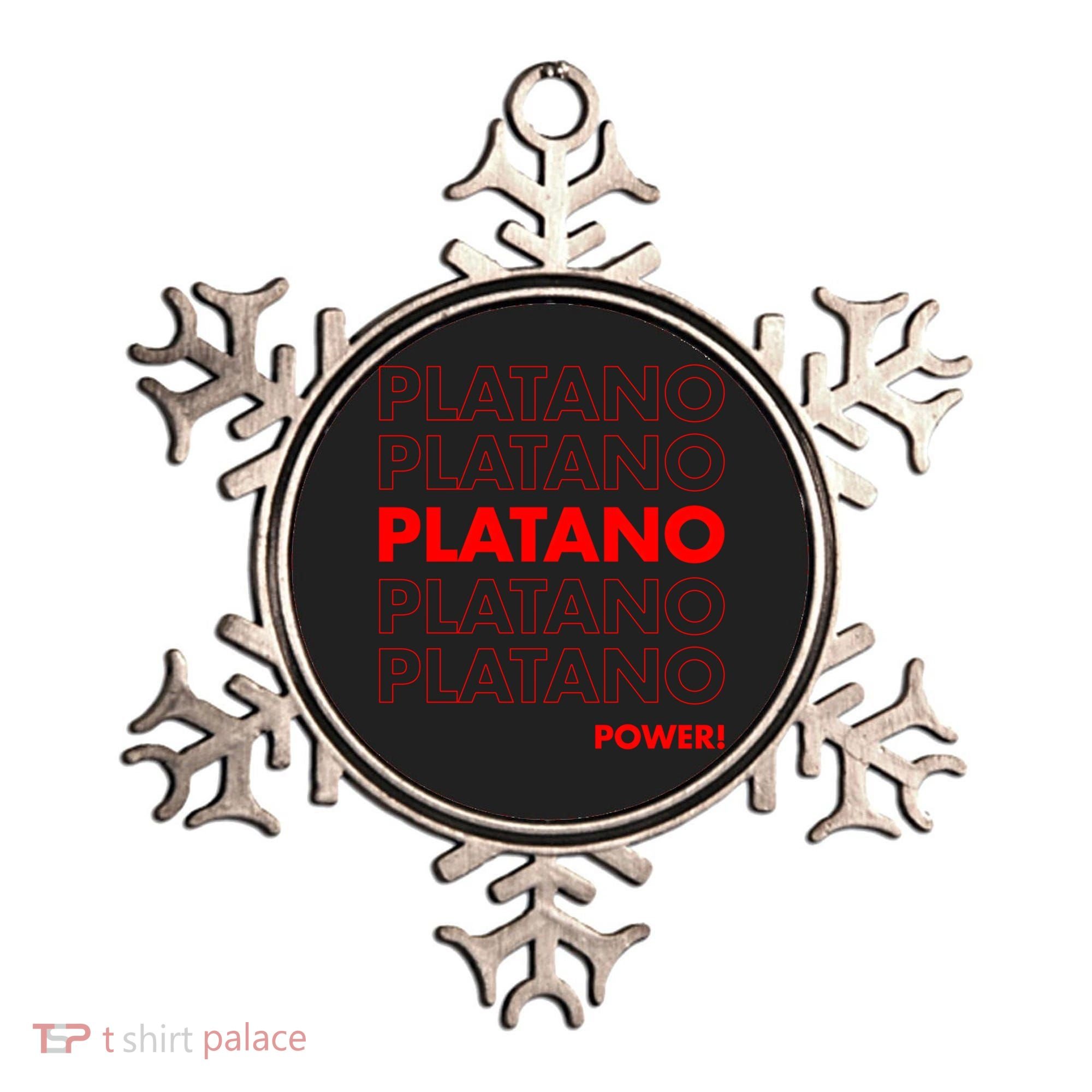 Platano Power Dominican Republic Gift Flag Dominicana Gift Ornament