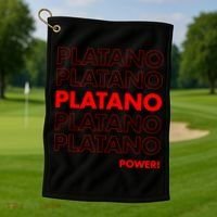 Platano Power Dominican Republic Gift Flag Dominicana Gift Golf Towel thumb 1