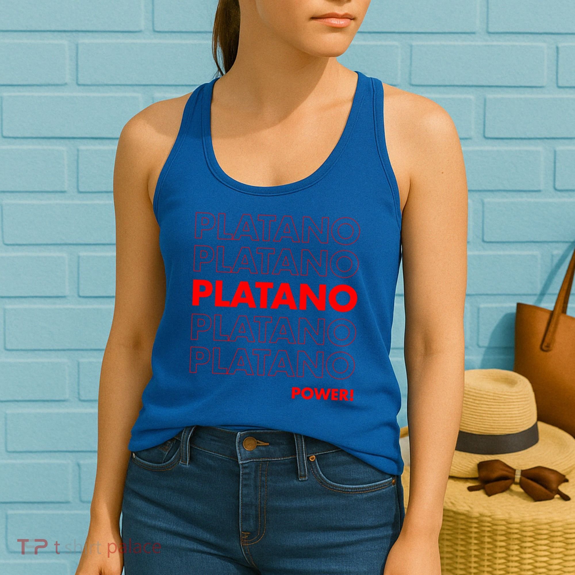 Platano Power Dominican Republic Gift Flag Dominicana Gift Women's Tank Top