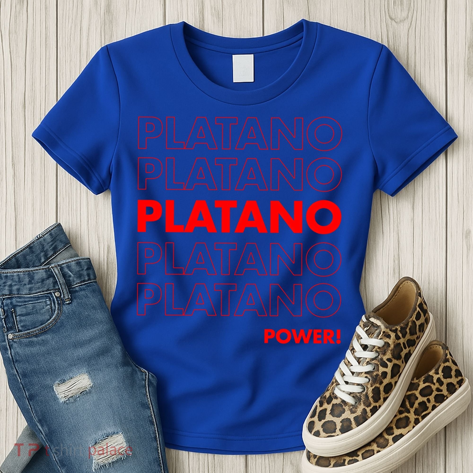 Platano Power Dominican Republic Gift Flag Dominicana Gift Women's T-Shirt