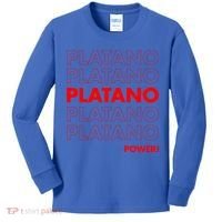 Platano Power Dominican Republic Gift Flag Dominicana Gift Kids Long Sleeve Shirt thumb 0
