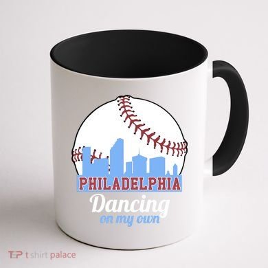 Phillies Philly Dancing On My Own Philadelphia Baseball Coffee Mug back