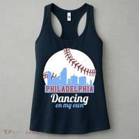 Phillies Philly Dancing On My Own Philadelphia Baseball Women's Tank Top thumb 3