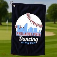 Phillies Philly Dancing On My Own Philadelphia Baseball Golf Towel thumb 1