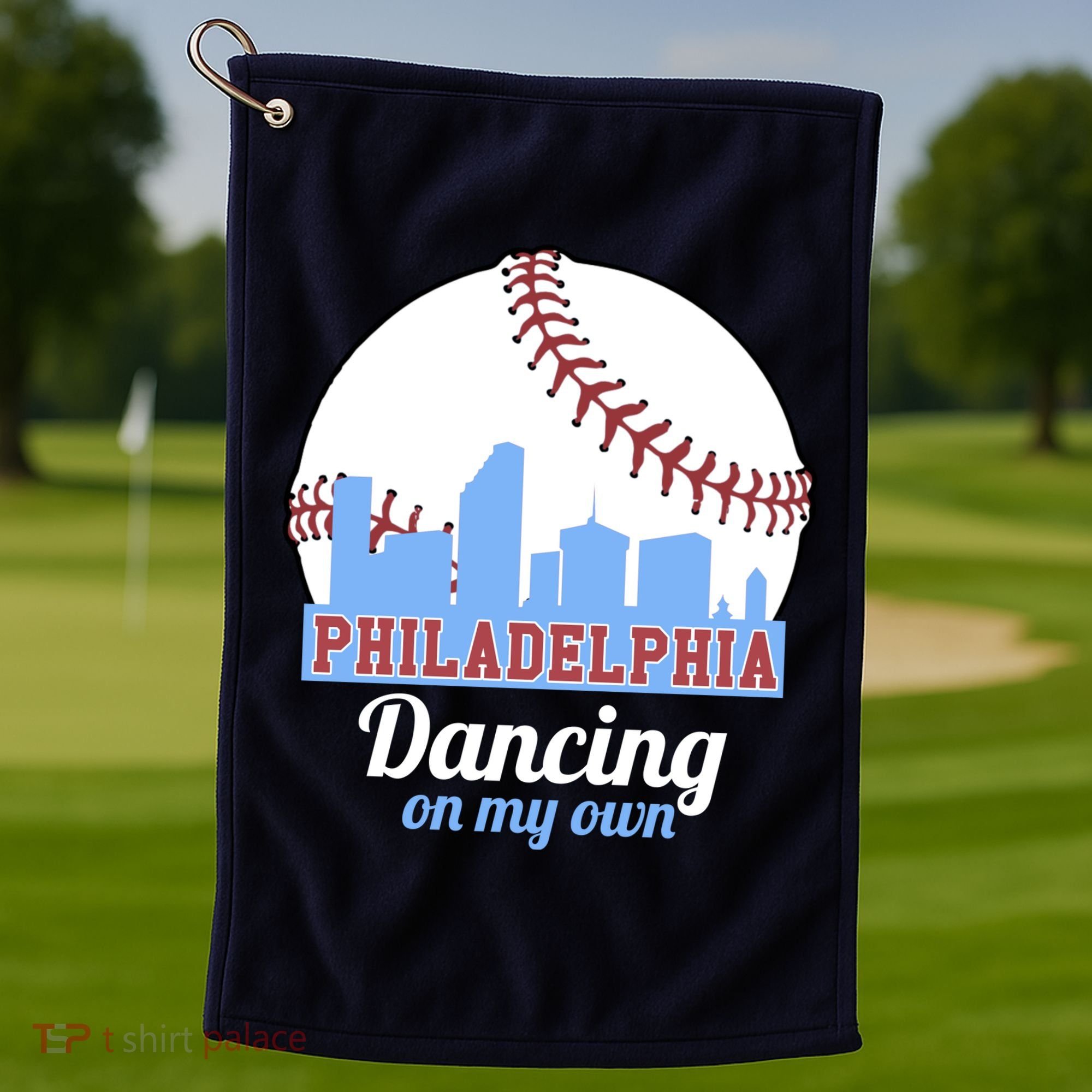 Phillies Philly Dancing On My Own Philadelphia Baseball Golf Towel