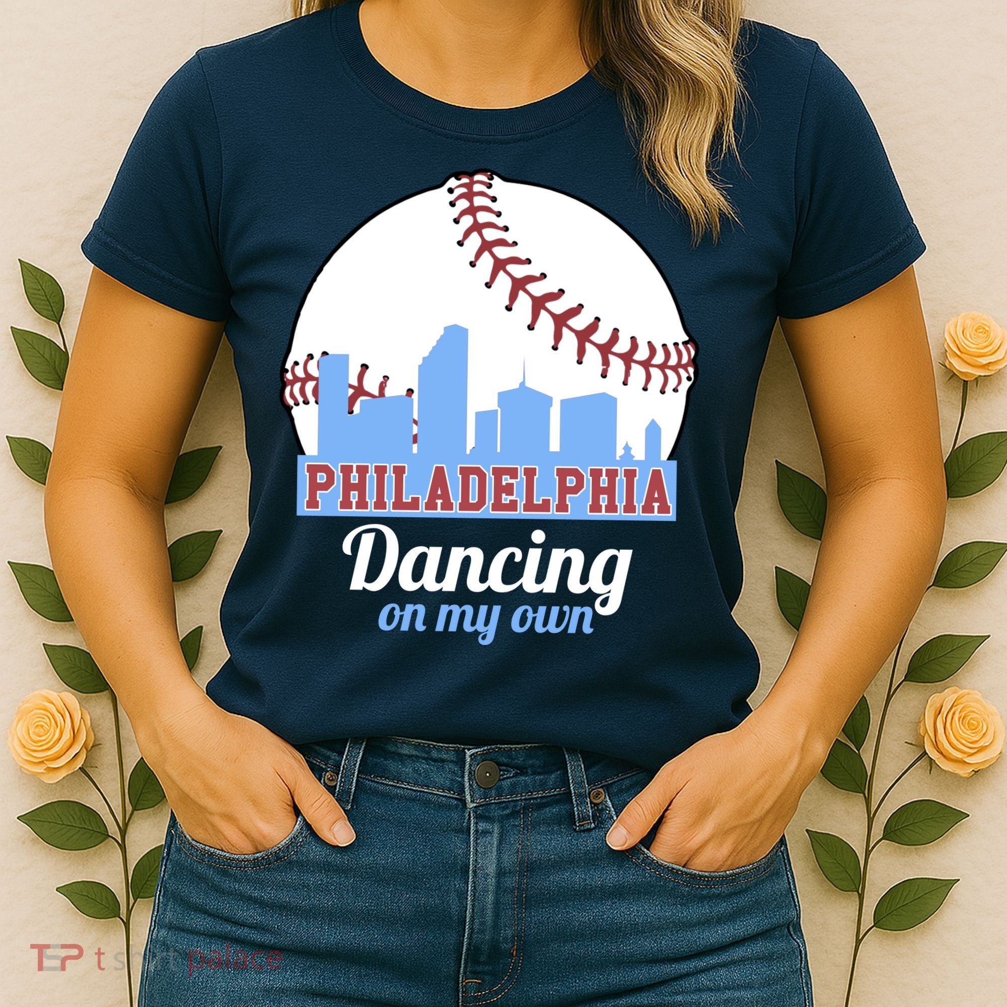 Phillies Philly Dancing On My Own Philadelphia Baseball Women's T-Shirt