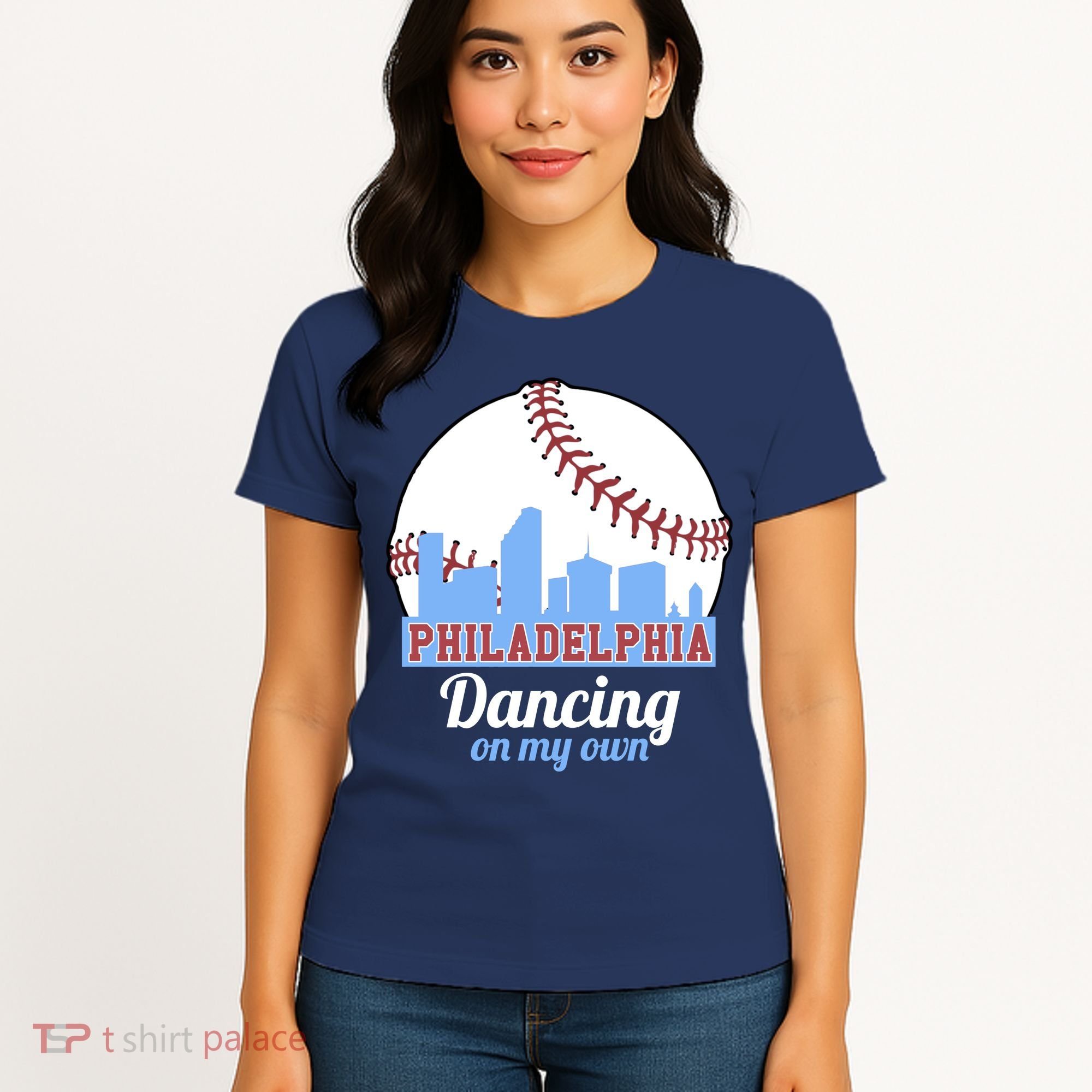 Phillies Philly Dancing On My Own Philadelphia Baseball Women's T-Shirt
