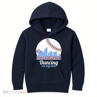 Phillies Philly Dancing On My Own Philadelphia Baseball Kids Hoodie thumb 0