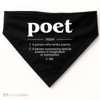 Poet Poet Definition USA-Made Doggie Bandana thumb 0