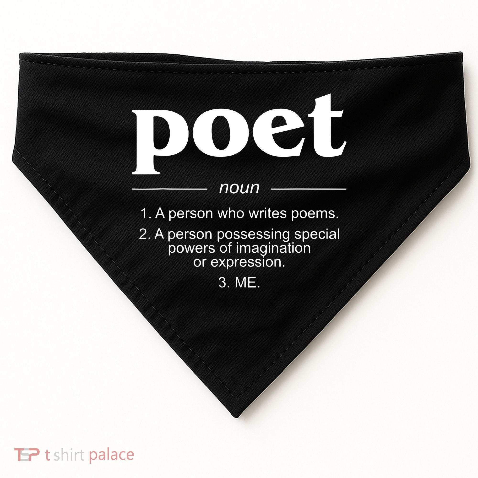 Poet Poet Definition USA-Made Doggie Bandana