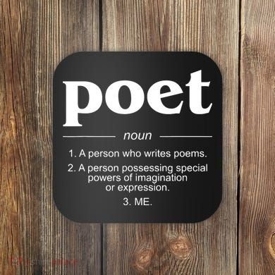 Poet Poet Definition Coaster