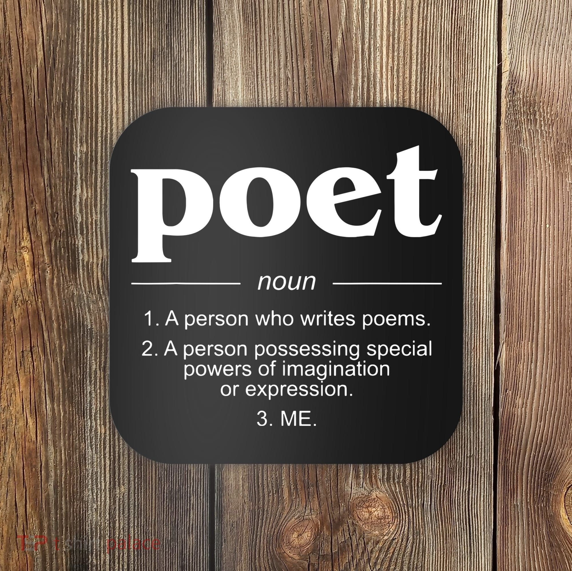 Poet Poet Definition Coaster