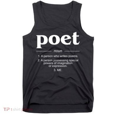 Poet Poet Definition Tank Top