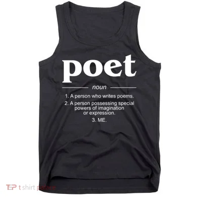 Poet Poet Definition Tank Top