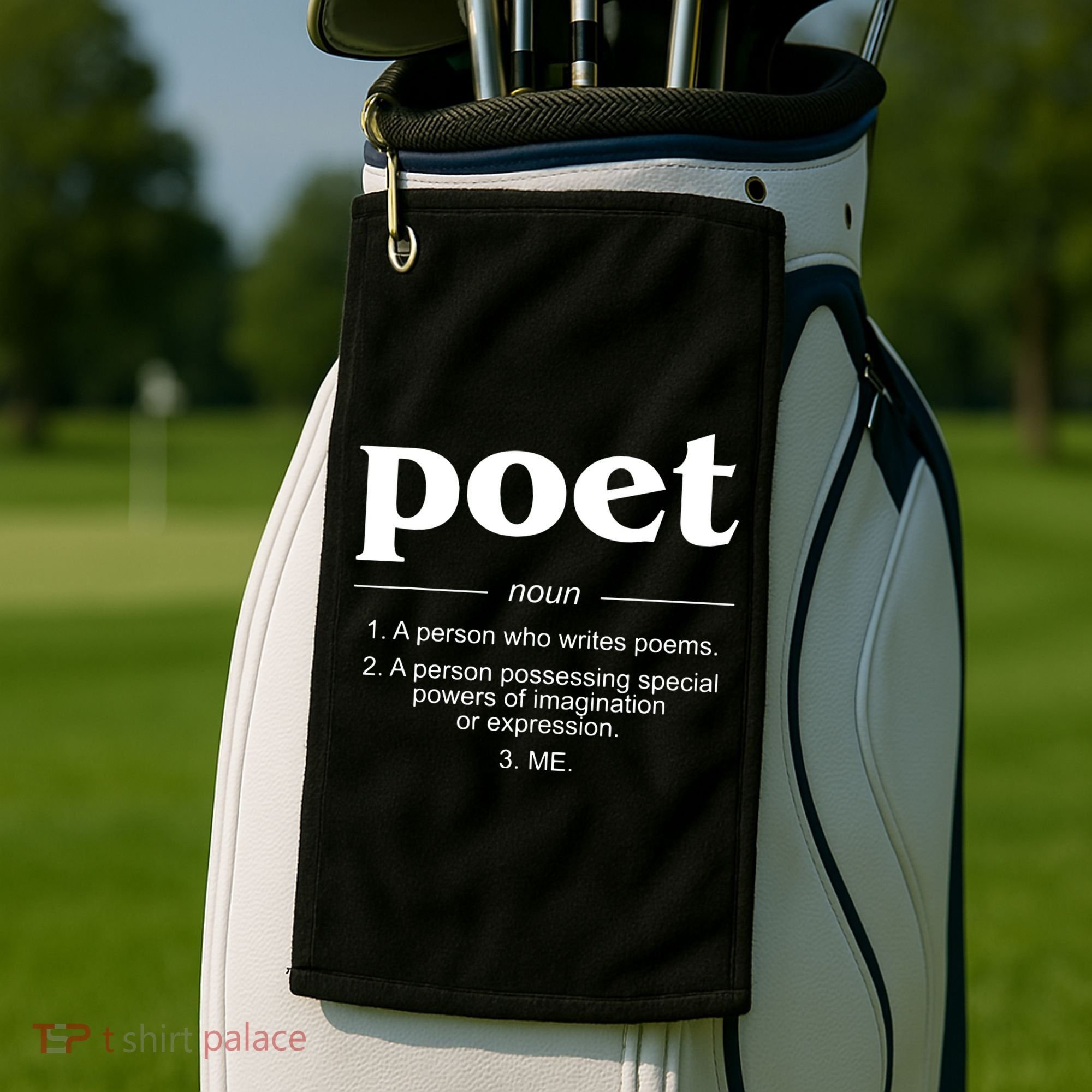 Poet Poet Definition Golf Towel