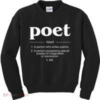 Poet Poet Definition Kids Sweatshirt thumb 0