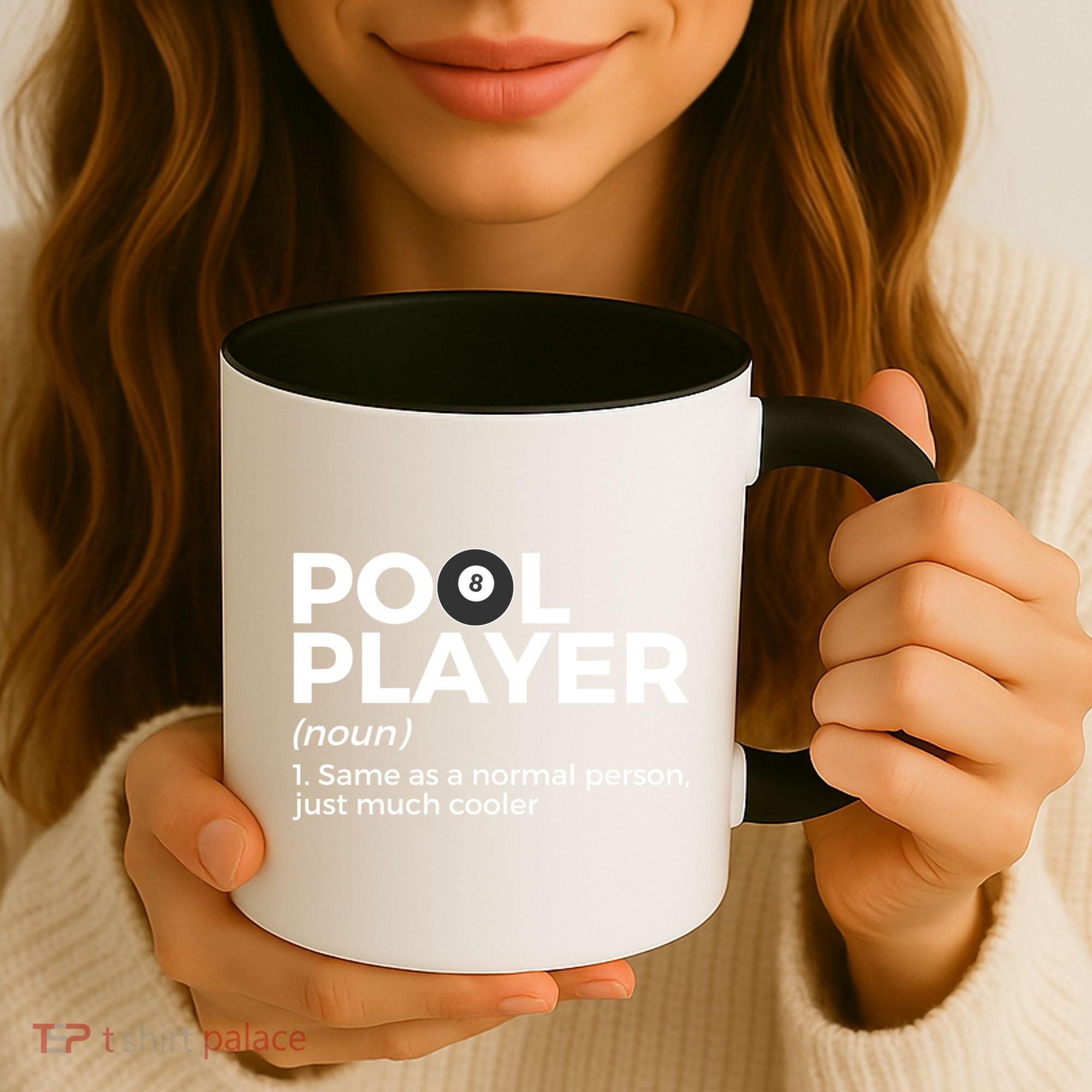 Pool Player Definition Funny Billiards Gift Coffee Mug