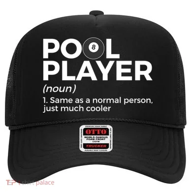 Pool Player Definition Funny Billiards Gift Hat