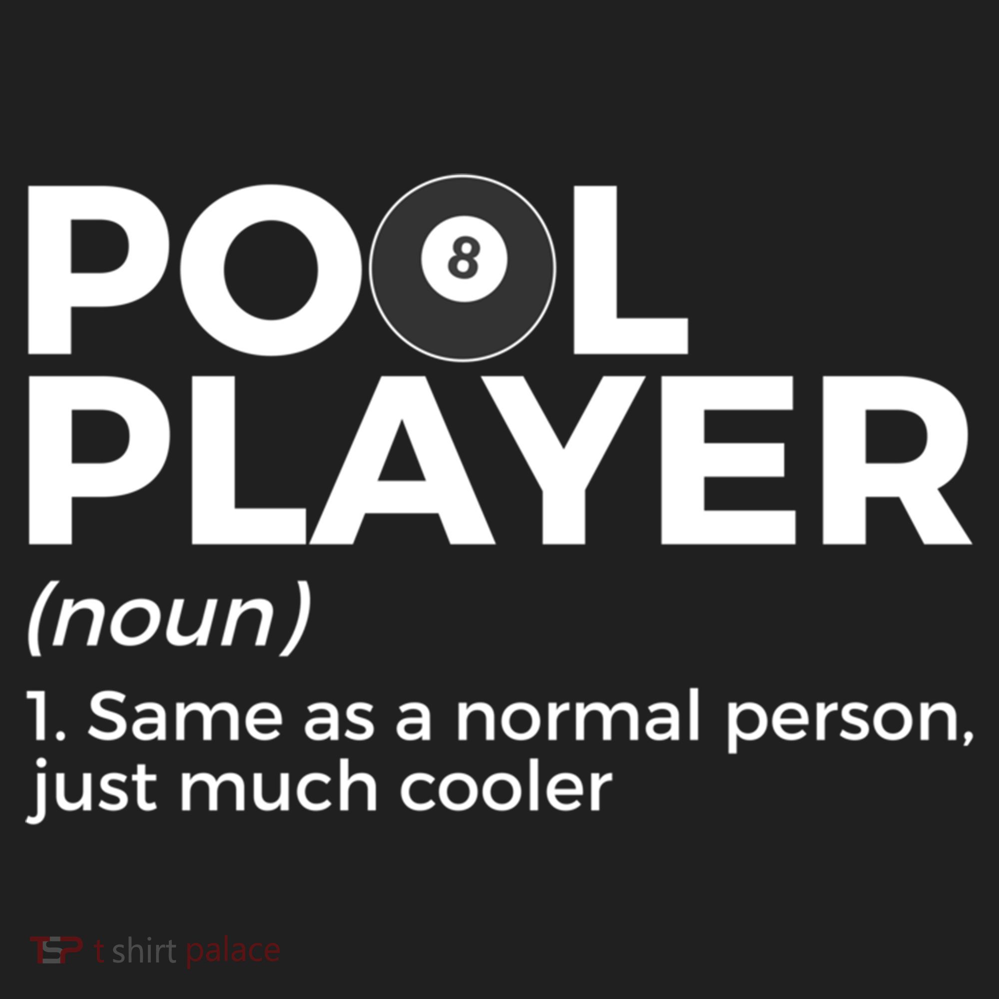 Pool Player Definition Funny Billiards Gift Golf Towel