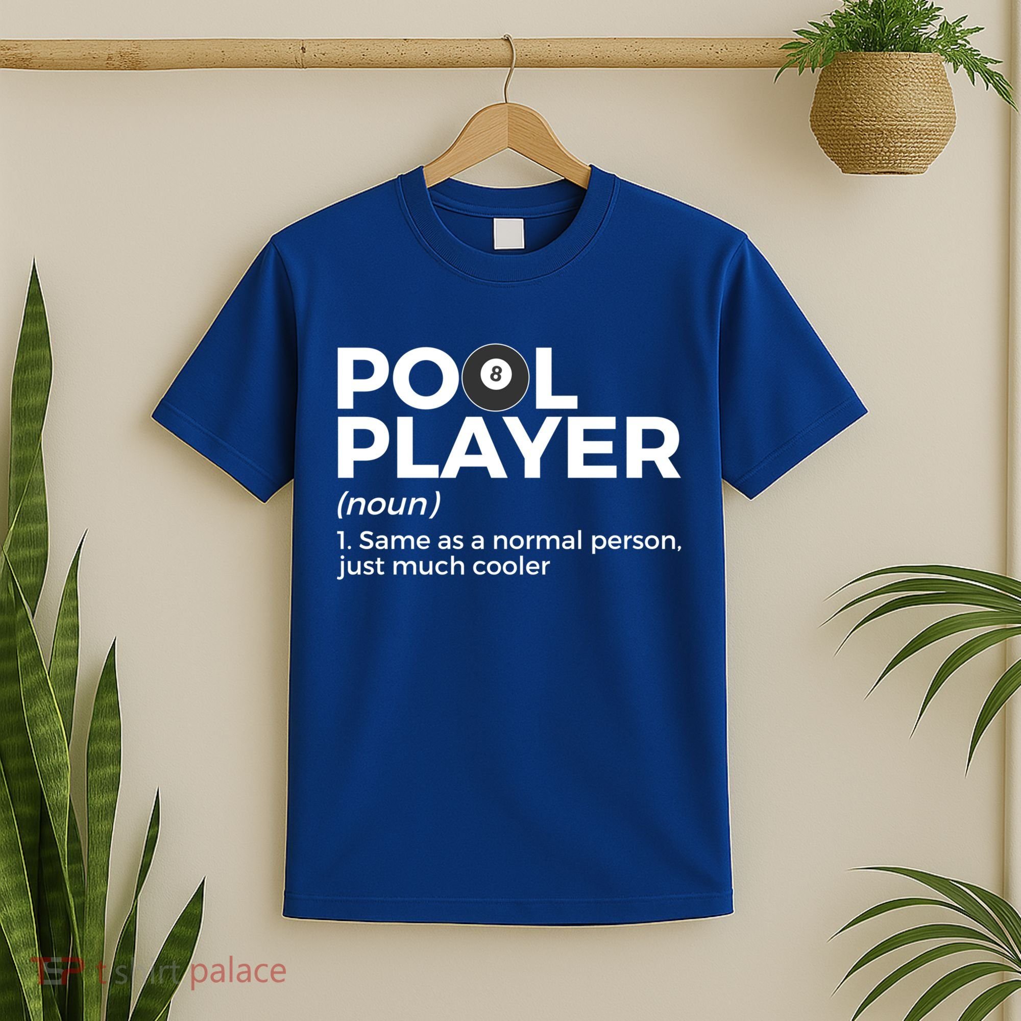 Pool Player Definition Funny Billiards Gift T-Shirt
