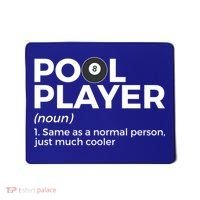 Pool Player Definition Funny Billiards Gift Mousepad thumb 0