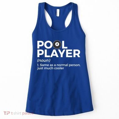 Pool Player Definition Funny Billiards Gift Women's Tank Top
