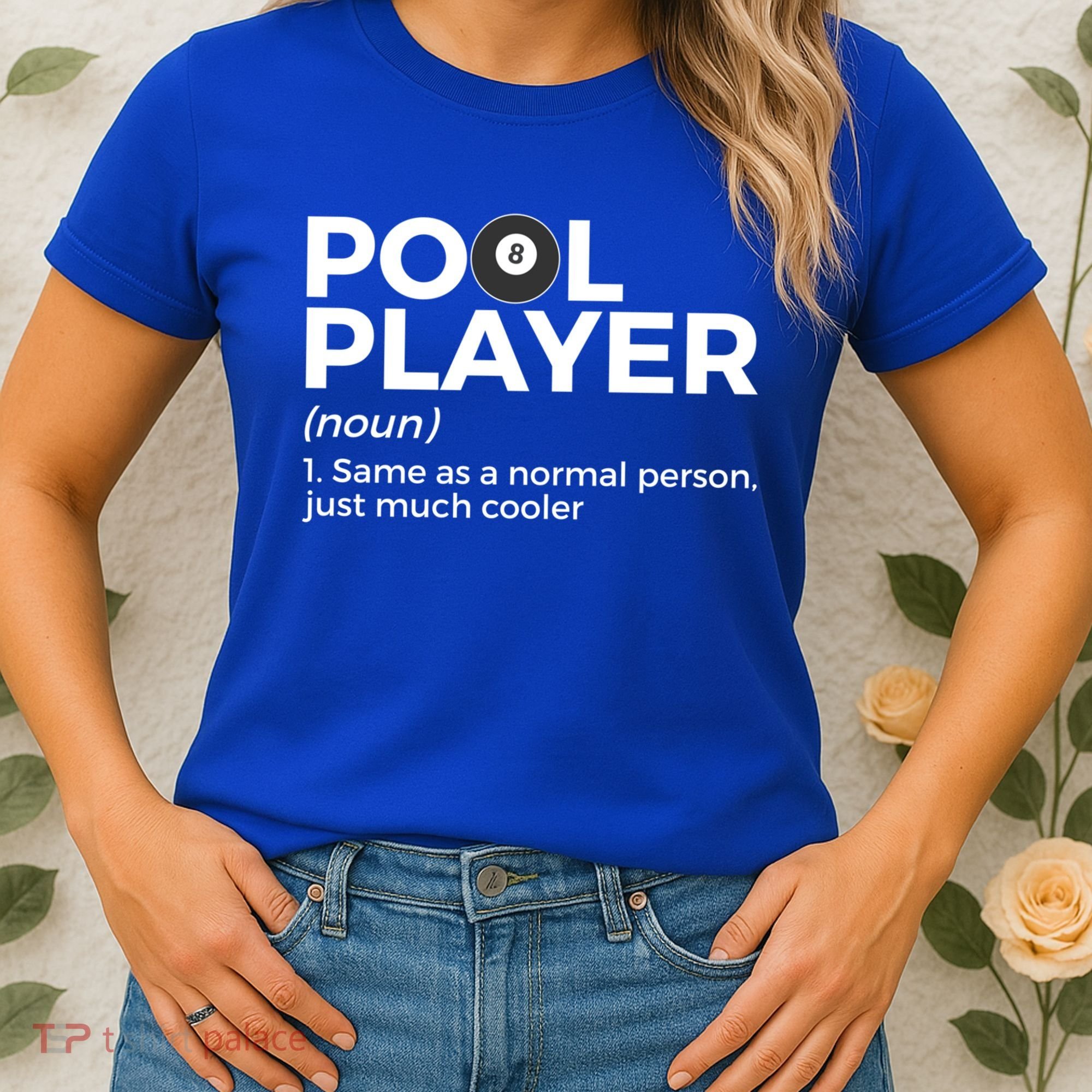 Pool Player Definition Funny Billiards Gift Women's T-Shirt