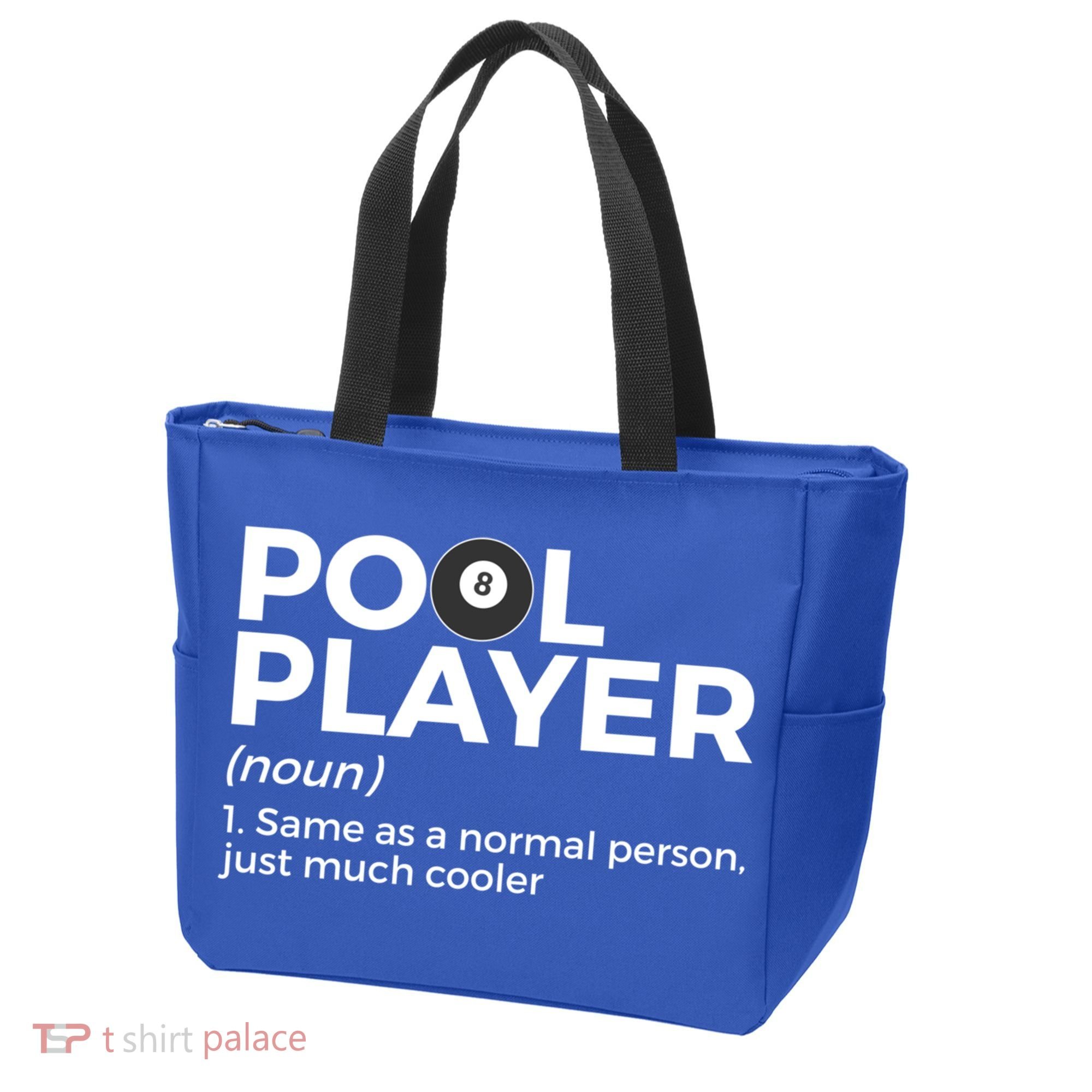 Pool Player Definition Funny Billiards Gift Tote Bag